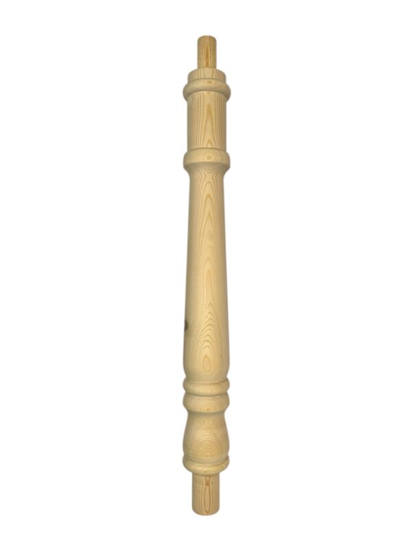 Pine Georgian Turned Continuous Newel Post 90mm x 675mm