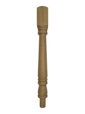 Oak Turned Georgian Newel Post 90mm x 730mm