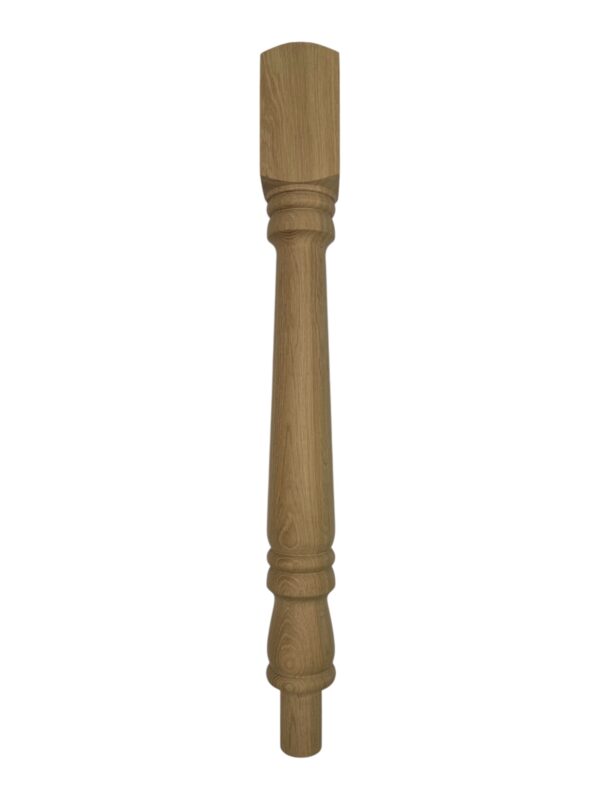 Oak Turned Georgian Newel Post 90mm x 730mm