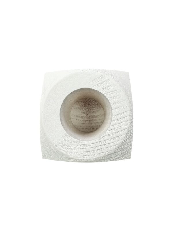 White Primed Newel Base 90mm x 700mm - Image 2