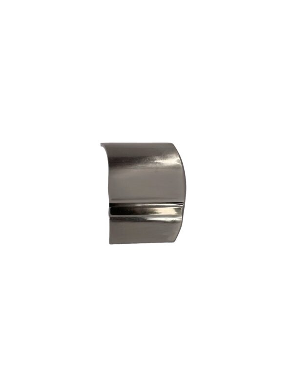Brushed Nickel Low Profile End Cap - Image 3