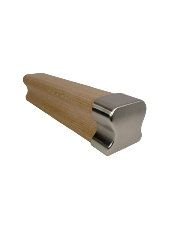 Traditional Brushed Nickel Handrail End Cap