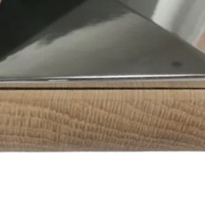 Unique Flat Cap With Chrome