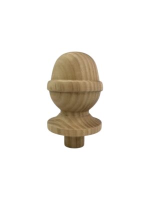 Ash Acorn Newel Cap 90mm
