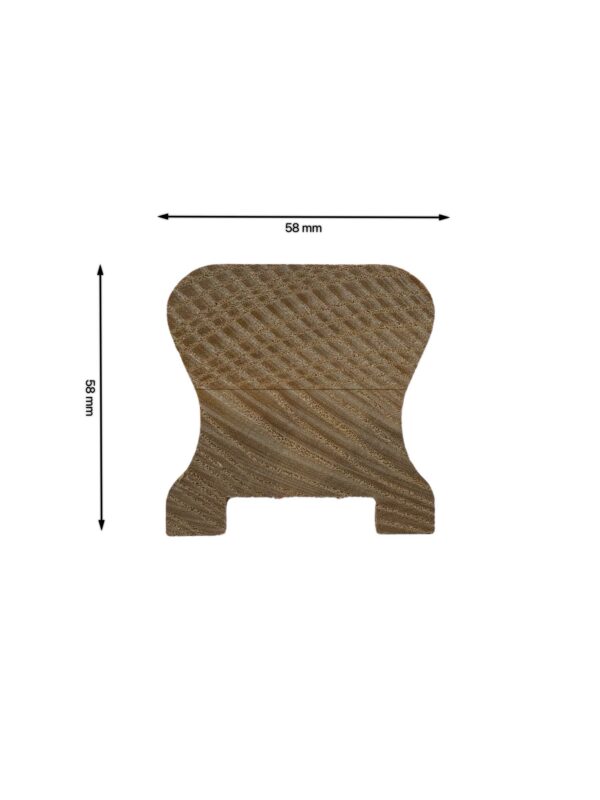 Ash Stair Handrail and Baserail 41mm - In Various Lengths - Image 4