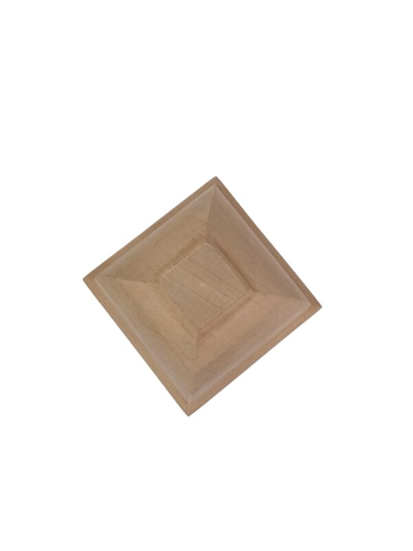 Hemlock Square Acorn Newel Cap 90mm - Image 3