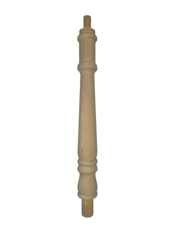 Hemlock Georgian Turned Continuous Newel Post 90mm x 675mm