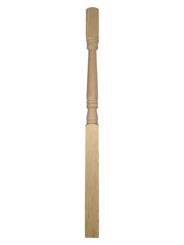 Hemlock Georgian Turned One Piece Newel Post 90mm x 1490mm