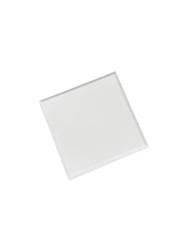 White Primed Flat Newel Cap 90mm - Image 2