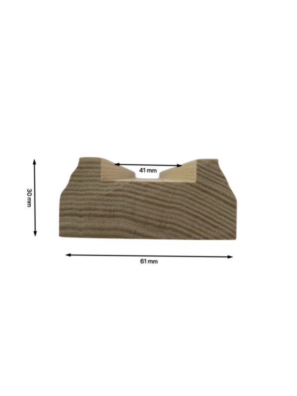Oak Stair Handrail and Baserail 41mm - In Various Lengths - Image 9