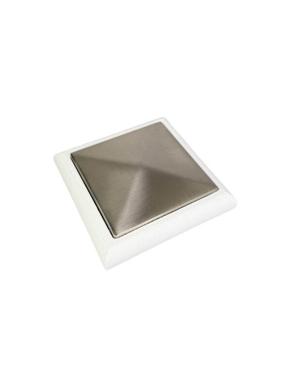 Unique Timber & Brushed Flat Newel Cap - In Various Timbers - Image 9