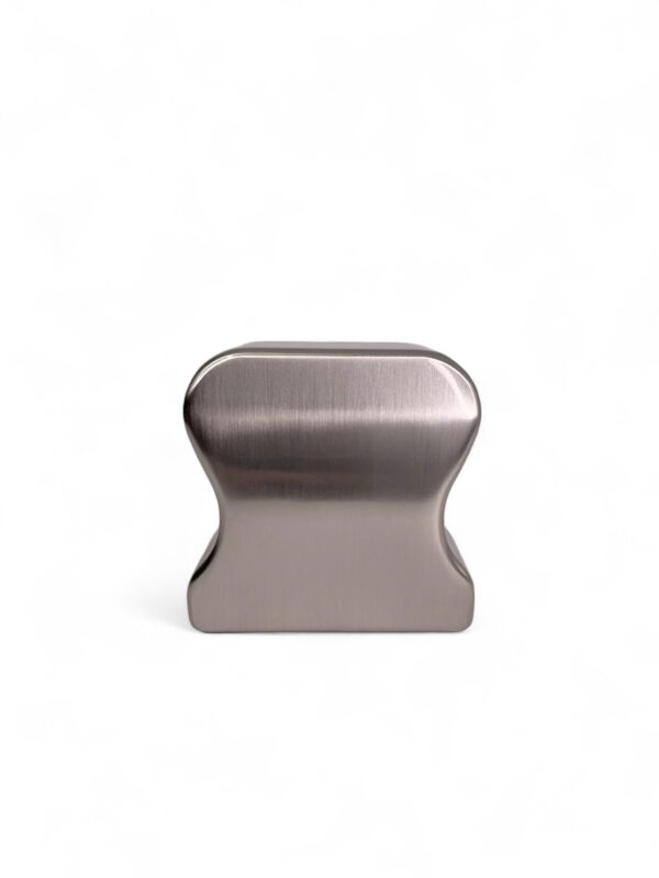 Traditional Brushed Nickel Handrail End Cap - Image 3