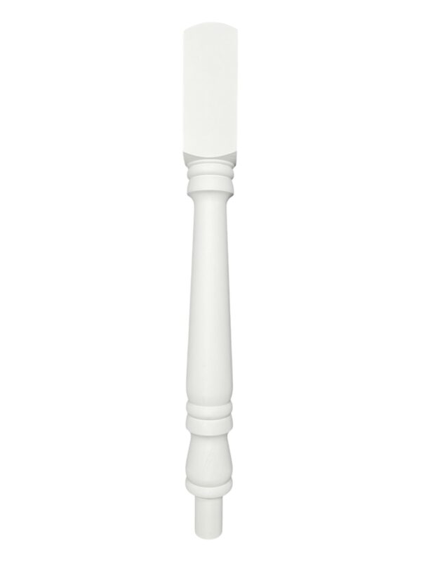 White Primed Turned Georgian Newel Post 90mm x 790mm