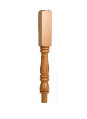 Hemlock Fluted Georgian Block Newel Post 90mm x 710mm