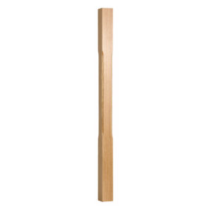 Oak Stop Chamfer Stair Spindles 41mm