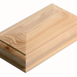 Oak Square Pyramid DOUBLE Newel Post Cap 180 x 90mm