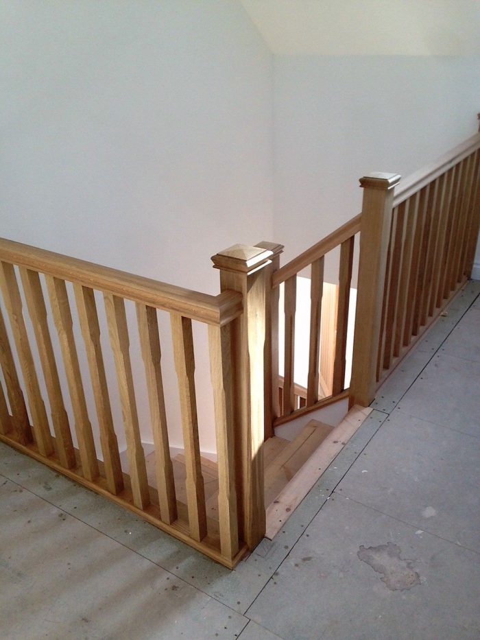 Oak handrail parts