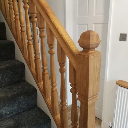 Oak Provincial Stair Parts