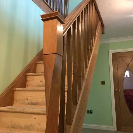 Oak Raymond Twist Staircase