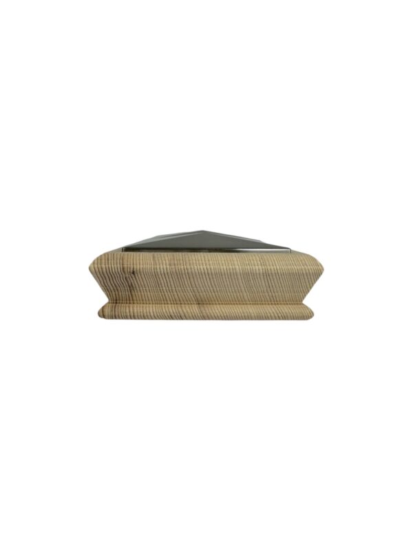 Unique Timber & Double Brushed Pyramid Newel Cap 90mm x 180mm - In Various Timbers - Image 8