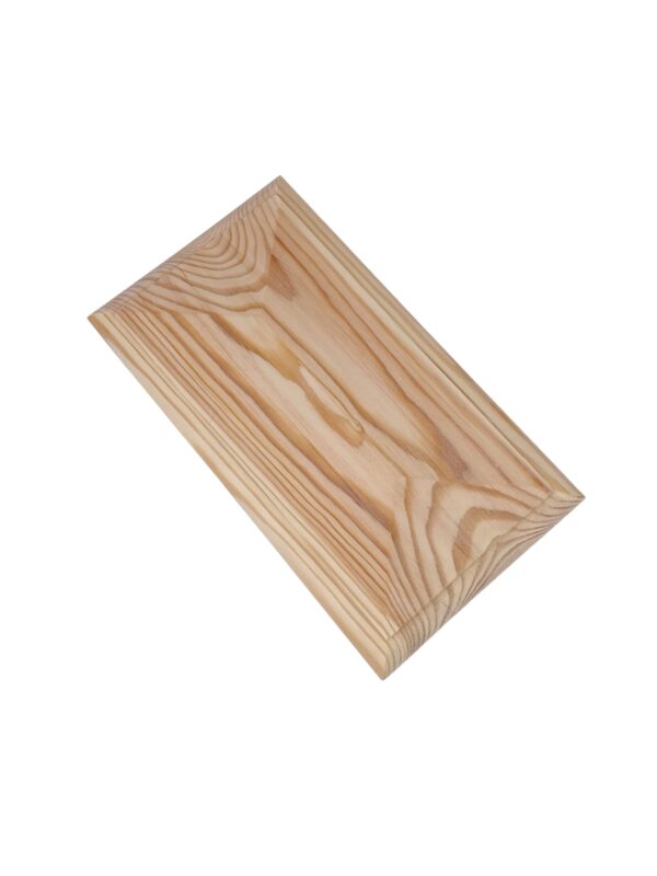 Pine Double Pyramid Newel Cap 140mm x 70mm - Image 3