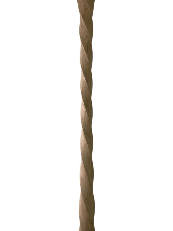Oak Derbyshire Twist Stair Spindle 41mmx900mm - Image 2