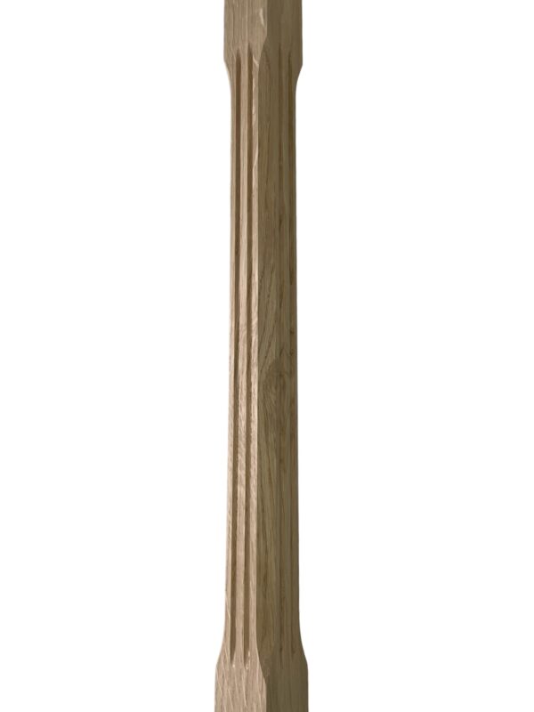 Oak Fluted Stop Chamfer Stair Spindle 41mmx900mm - Image 3