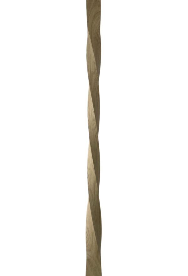 Oak Baschurch Twist Stair Spindle 41mmx900mm - Image 2