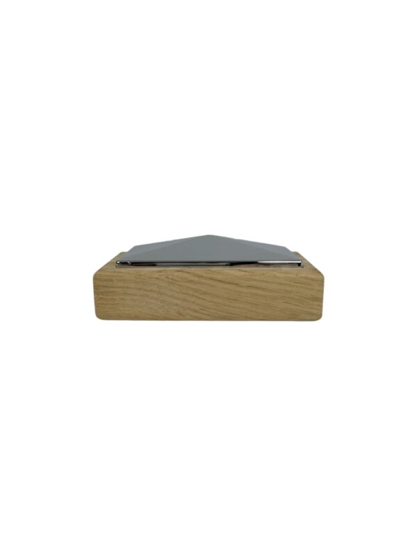 Unique HALF Timber and Metal Newel Cap - In Various Timbers - Image 22