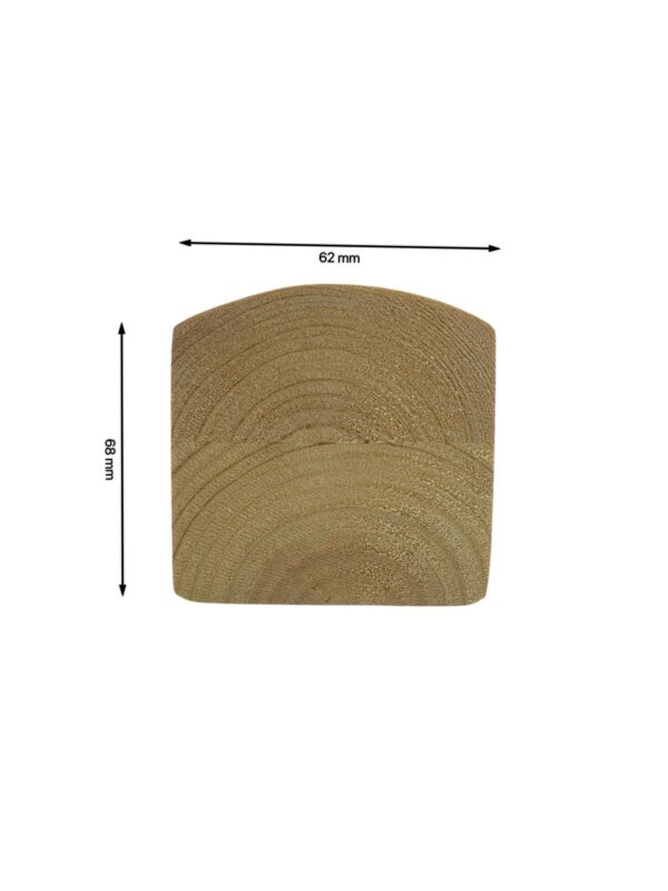 Pine Modern Handrails and Baserails - In Various Lengths - Image 7