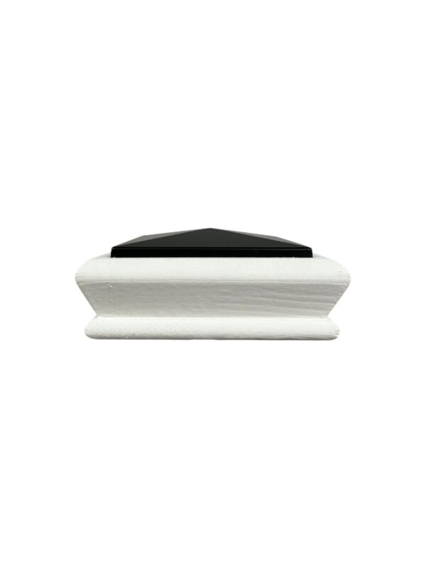 Unique Timber & Black Pyramid Newel Cap - In Various Timbers - Image 9
