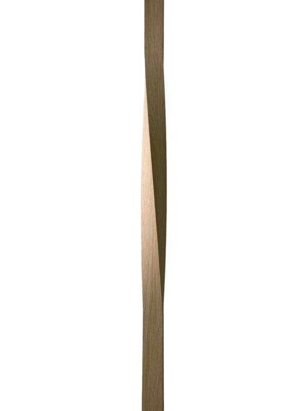 Oak Wykey Twist Stair Spindle 32mm x 900mm - Image 2
