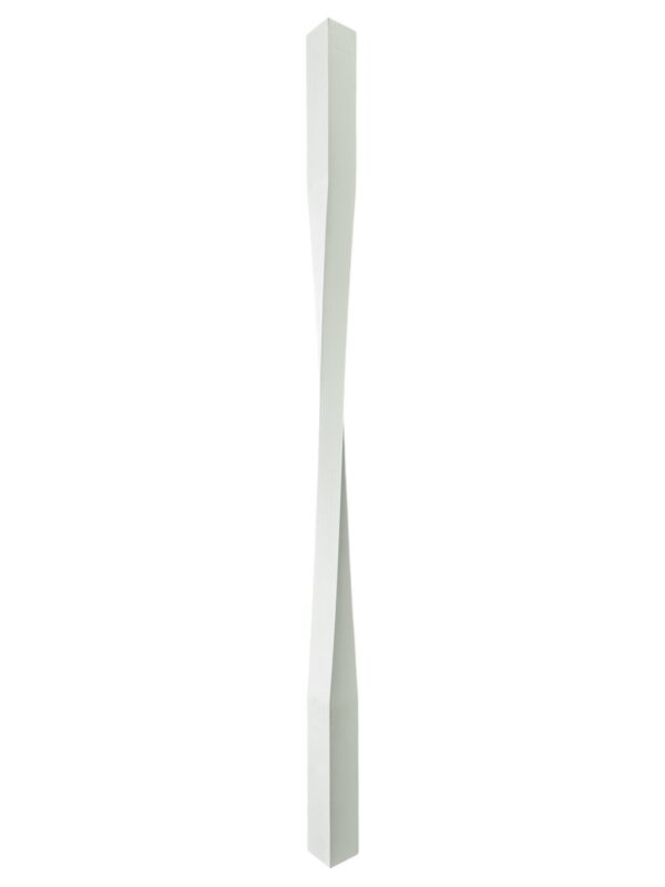 White Primed Contemporary Raymond Twist Stair Spindle 41mmx900mm