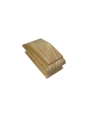 Ash HALF Square Pyramid Newel Cap 90mm