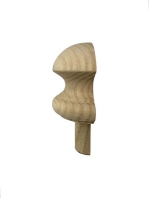 Ash HALF Mushroom Newel Cap 90mm