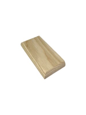 Ash HALF Flat Newel Cap 90mm