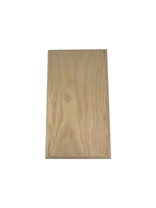 Ash DOUBLE Flat Newel Cap 90mm x 188mm - Image 2