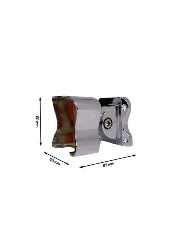 Traditional Chrome Adjustable Handrail Connector - Image 4