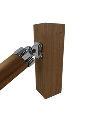 Traditional Chrome Adjustable Handrail Connector