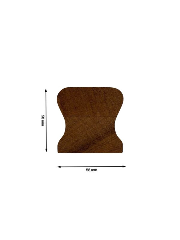 Sapele Stair Handrail and Baserail 32mm - In Various Lengths - Image 6
