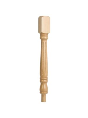 Pine Fluted Georgian Newel Post 90mm x 730mm