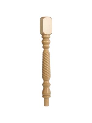 Pine Barley Twist Newel Post 90mm x 730mm