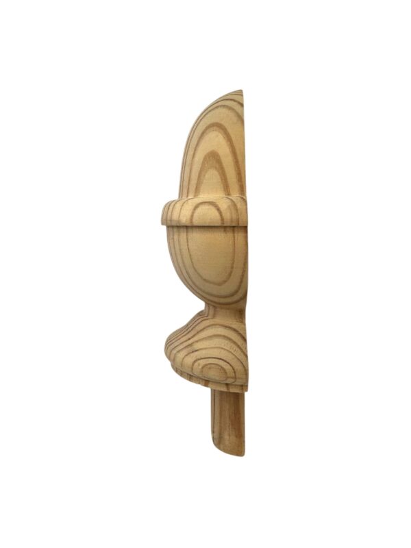 Pine HALF Acorn Newel Cap 83mm