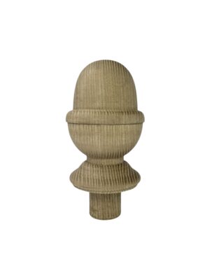 Oak Acorn Newel Cap 83mm