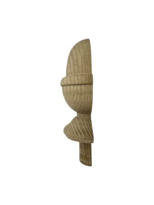 Oak HALF Acorn Newel Cap 83mm