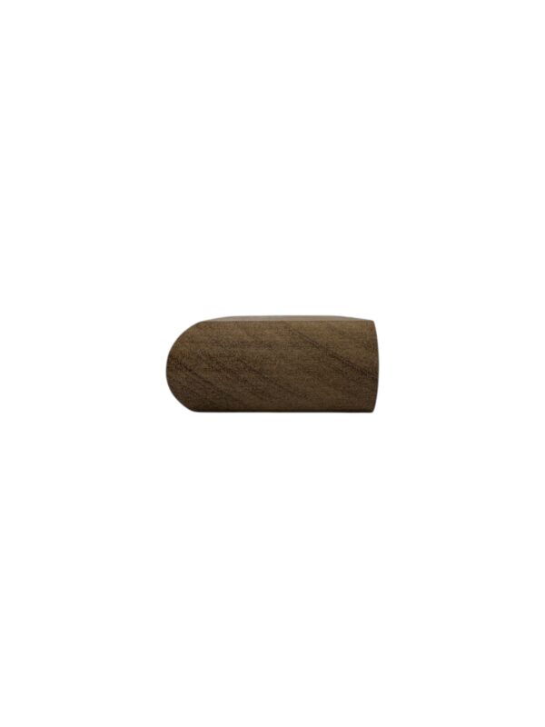 Sapele HALF Flat Newel Cap 90mm - Image 3