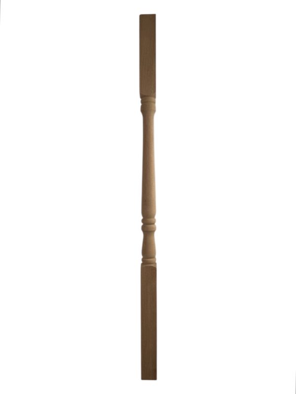 Sapele Turned Georgian Stair Spindle 32mm x 900mm