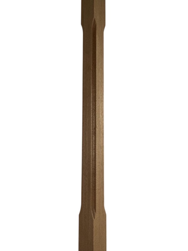 Sapele Stop Ovolo Stair Spindle 41mm x 1100mm - Image 2