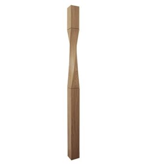 Hemlock Contemporary Raymond Twist Full Newel Post