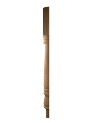 Sapele Turned Georgian HALF Newel Post 90mm x 790mm